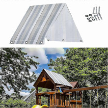 Outdoor Swingset Shade Kids Playground Roof Canopy Waterproof Cover Sunshade with Screws-