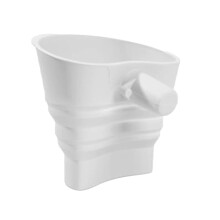 (1pc, White) Flour Funnel for Stand Mixer – 30 Degree Spout – for Baking