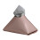 (Pink) Faux Leather Tissue Holder – Pyramid Design – for Tabletop Car Office 1