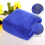 (dark blue) Microfiber Hair Towels 10 Pack Fast Drying Salon Spa Gym Use 3
