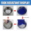 (dark blue) Microfiber Hair Towels 10 Pack Fast Drying Salon Spa Gym Use 5