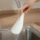 (B) Heat Resistant Silicone Spatula - with Wood Handle - for Cooking Mixing Baking 4