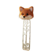 (Fox) Whimsical Forest Bookmark – Felt Metal – for Book Lovers Gift