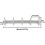 Stainless Steel Wall Coat Rack with 5 Hooks, Durable Entryway Hooks for Home Organization (2-Pack, Silver) 2