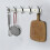 Stainless Steel Wall Coat Rack with 5 Hooks, Durable Entryway Hooks for Home Organization (2-Pack, Silver) 3