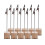 Wooden Place Card Holders with Round Base - 10pcs Note Picture Clips 4