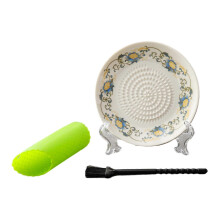 (D) Garlic Grater Plate – Ceramic Multi-Functional Grinding Bowl for Kitchen