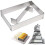 Adjustable Stainless Steel Baking Frame with Dividers, Cake Decorating Ring 1