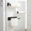 Self-Adhesive Wall Mount Paper Towel Holder for Kitchen, Bathroom Cabinet Organizer 4