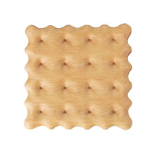 (B 1) Wooden Cookie Coaster – Heat Resistant Placemat for Coffee Mugs