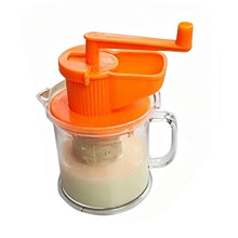 Manual Hand Crank Juicer – Portable with Fine Mesh – for Orange & Apple Juice