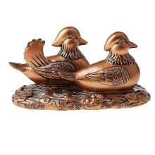 Feng Shui Mandarin Ducks for Love And Romance Figurine Statue Decor Copper