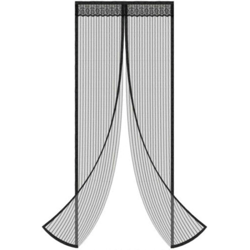 (95*220cm, Black) Magnetic Screen Door