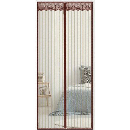 (85*220cm, Coffee) Magnetic Screen Door