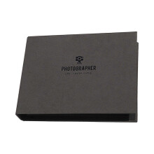 (Dark Gray) Horizontal Loose-Leaf Photo Album – Waterproof Thickened Pages – for Travel & Family Memories