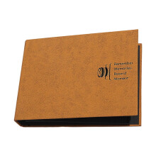 (Light Yellow) Horizontal Loose-Leaf Photo Album – Waterproof Thickened Pages – for Travel & Family Memories