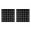 (Black) 2Pcs Retro Self Adhesive Tile Sticker – Waterproof – for Kitchen Bathroom Wall Backsplash 1