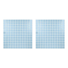 (Blue) 2Pcs Retro Self Adhesive Tile Sticker – Waterproof – for Kitchen Bathroom Wall Backsplash