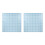(Blue) 2Pcs Retro Self Adhesive Tile Sticker – Waterproof – for Kitchen Bathroom Wall Backsplash 1