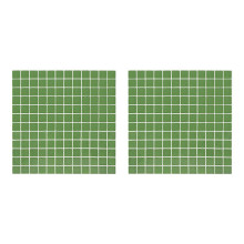 (Green) 2Pcs Retro Self Adhesive Tile Sticker – Waterproof – for Kitchen Bathroom Wall Backsplash