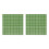 (Green) 2Pcs Retro Self Adhesive Tile Sticker – Waterproof – for Kitchen Bathroom Wall Backsplash 1