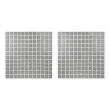 (Grey) 2Pcs Retro Self Adhesive Tile Sticker – Waterproof – for Kitchen Bathroom Wall Backsplash