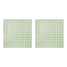 (Light Green) 2Pcs Retro Self Adhesive Tile Sticker – Waterproof – for Kitchen Bathroom Wall Backsplash