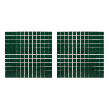 (Dark Green) 2Pcs Retro Self Adhesive Tile Sticker – Waterproof – for Kitchen Bathroom Wall Backsplash