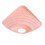 (Pink) Sink Corner Storage Rack – Triangular Drainage Design – for Sponges & Brushes 1