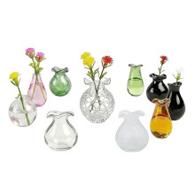 (B) Mini Glass Vase Fridge Magnet – 3D Flower Holder – for Kitchen & Office Decor