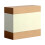 (Light Brown) Self-Stick Cube Notes – 400 Sheets Per Pad – for Office School & Home 1