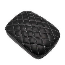 Motorcycle Passenger Seat Cushion with 8 Suction Cup Pad for Harley-Davidson Dyna Cruiser