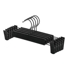 Metal Clothes Hangers for Pants Skirts 10-Pack Heavy Duty Closet Organizer