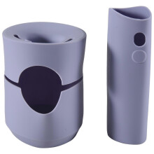 (Purple) Black Soft Silicone Protective Cover for Supersonic Hair Dryer,360 Full Protection Chargin Case for Blower Cover Skin