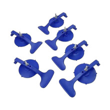 Convertible Windshield Suction Clamp Set - 6pc Suction Cup Kit for Car Rear Window Sealing & Glass Repair