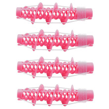 8Pcs Hair Styling Tools Hair Care Natural Big Wave Curls Rollers Curlers Curling Styling Tool