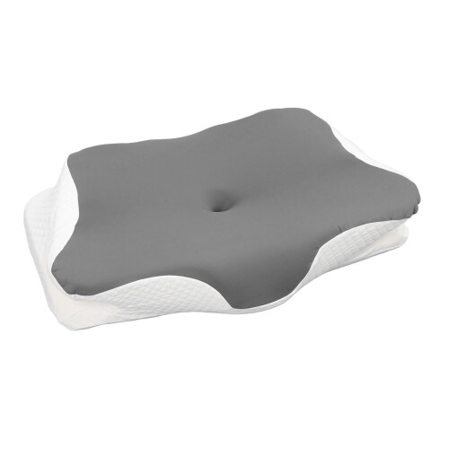 Memory Foam Nackenkissen ergonomisch Dunkelgrau