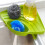(Blue) Sink Corner Storage Rack – Triangular Drainage Design – for Sponges & Brushes 5