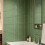(Blue) 2Pcs Retro Self Adhesive Tile Sticker – Waterproof – for Kitchen Bathroom Wall Backsplash 5