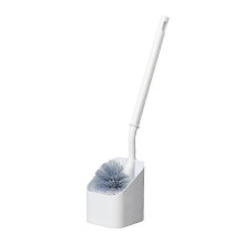 Toilet brush no dead corner soft hair long handle toilet brush toilet supplies cleaning brush set White,2024 Ping
