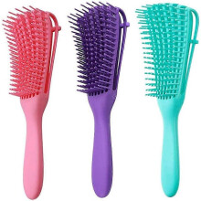 3 Pieces Detangling Brush, Kinky Hair Brush, Detangling Brush for Curly Hair, Hair Detangling Comb for Textured Afro Kinky Wavy.,2024 Ping
