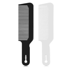 Pxcl 2 Pieces Clipper Combs Hairdresser Combs Flat Top Comb Heat Resistant Hairdressing Combs Hair Cutting Combs (black, White)