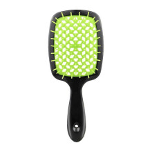 1 Pack Wide Tooth Air Cushion Comb Salon Hair Styling Tools DIY Scalp Massage Comb for Women Hollow Hair Brush (Color: Green),2024 Ping