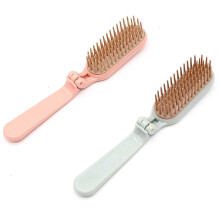 2 Pack Folding Hair Combs Hair Brush Compact Pocket Size Travel Purse Locker , Blue & Pink (Blue, Pink),2024 Ping