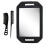 Large Handheld Mirror with Comb Set for Haircut, Wide Angle View, Professional Barber Use 1