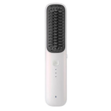 Wireless Straight Hair Comb with Negative Ion Technology for Portable Hair Styling and Care for Smart Devices