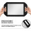 Large Handheld Mirror with Comb Set for Haircut, Wide Angle View, Professional Barber Use 2