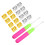 Dreadlock Crochet Hooks Braid Compiling Tools with Clasps for 42Pcs Set 1