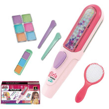 (386Y) Glitter Diamond Hair Gem Styling Set for Women Girls No Heat Required Instant Sparkle Accessories