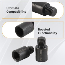 2 Uds 5/8 Pulgadas-11 una M14 Adaptador Amoladora Angular Adaptador Convertidor de Rosca Conector de Eje para Brocas de Diamante